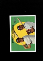 2008 Topps Heritage #212 Fence Busters Chipper & Andruw Jones  ATLANTA BRAVES  MINT